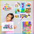 WAU CRAFTS 1750 pcs Arts and Crafts Supplies Set for Kids - Crafting for School, Kindergarten, and Homeschool
