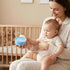 Happyupcity Baby After-Bath Powder Puff Container Jars Empty Refillable Plastic Soft Face Body Powder Box with Sifter