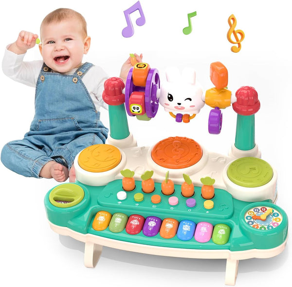 20 in 1 Baby Musical Toys Interactive Piano Keyboard Drum Set for
