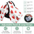 Mazeann Red Ladybug Heart Car Seat Cover Baby Breathable Soft Infant Carseat Covers Canopies Babies Carrier Covers