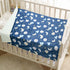 Baby Blankets for Unisex Boys Girls, Super Soft Nursery Minky Blankets, 30 x 40 inch Outer Space Printed Bed Throws for