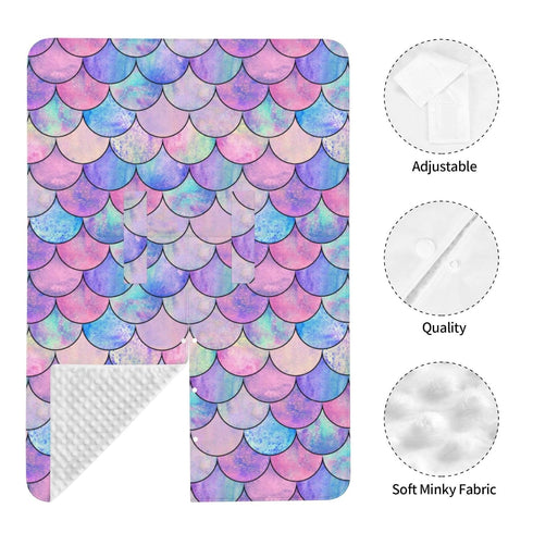 Schgap Mermaid Car Seat Covers for Baby, Nursing Cover Breastfeeding Baby Carrier Cover Carseat Canopy for Toddler