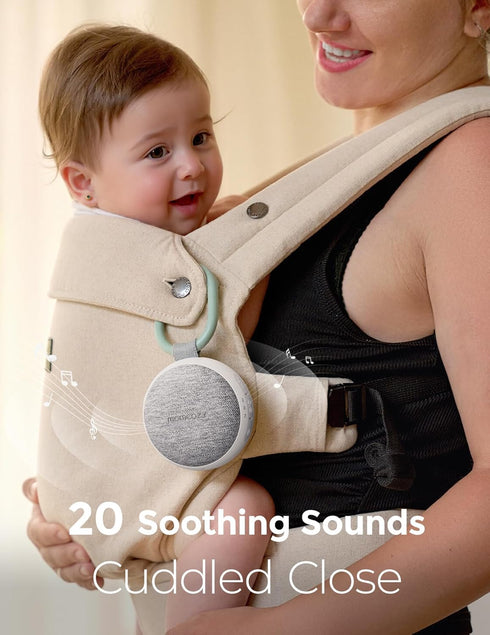 Momcozy 20 Portable Sound Machine with Night Light, White Noise Sound Machine for Baby, Soothing Sounds, Sound Therapy
