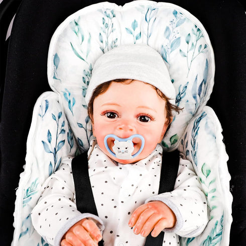 2-in-1 DILIMI Infant Car Seat Insert, Carseat Head Support for Newborn, Soft Baby Head Support for Car Seat, Stroller
