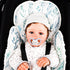 2-in-1 DILIMI Infant Car Seat Insert, Carseat Head Support for Newborn, Soft Baby Head Support for Car Seat, Stroller