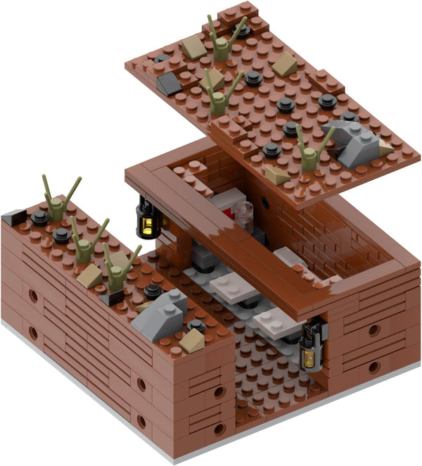 WW2 Medical Point Military Building Block Set, 237PCS for Children's Military Block Creations