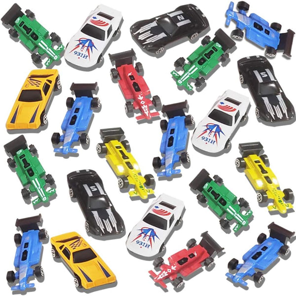 ArtCreativity 25 Pc-Diecast-Toy Car Set, Durable-Diecast-Mini Racers in Assorted Designs, Cool Birthday