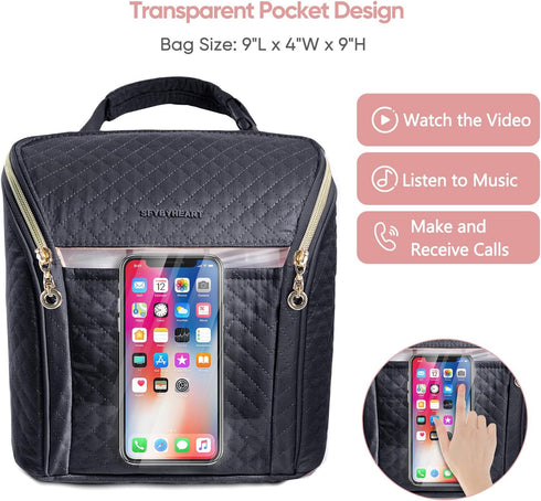 3 9 SFYBYHEART Breastmilk Cooler Travel Bag for Baby Bottles Up to Ounce - Insulated Bottle bag for Daycare