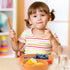 Powerful Suction Plates for Baby and Toddler, Divided Plate, Thanksgiving Plates with Fork & Spoon, Duck Baby Plate,