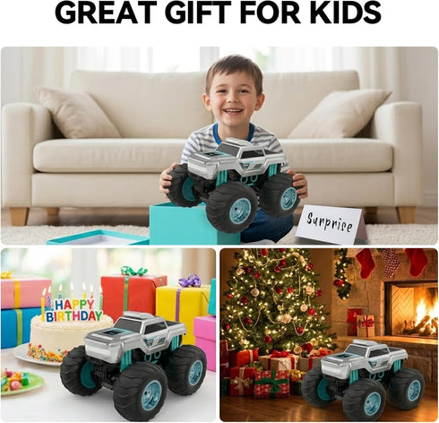 Werlutch 1:14 4WD 2.4 6+ Remote Control Car, Amphibious RC Cars, Waterproof All Terrain Monster Truck, GHz RC Toys