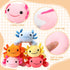Libima 5 Pcs 12 Inch Axolotl Plush Toys, Cute Soft Stuffed Animal Plushies for Birthdays and Home Decoration