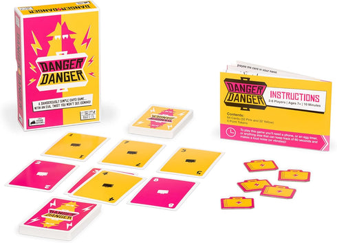 Danger Danger by Exploding Kittens: A 10 Minute Team Card Game for Ages 7+ - Family Fun and Strategy