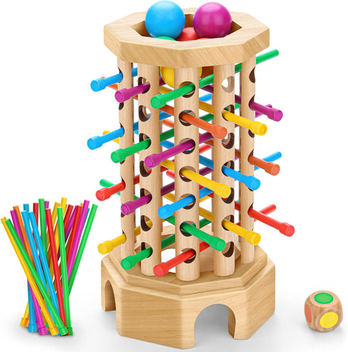 Montessori Wooden Board Game for Kids 3-6 Years - Educational Learning Toy