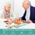 4 Pack 16 Large Piece Puzzle for Seniors - Alzheimer's Cognitive Jigsaw Puzzles for Elderly - Easy Fun Memory Game