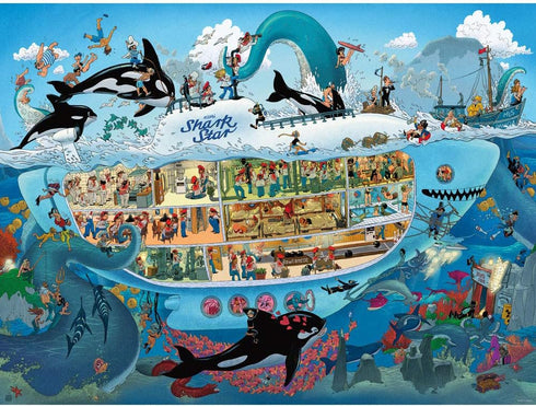 Heye HY29925 Triangular Puzzles - 1500 Piece Submarine Fun