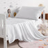 NTBAY Toddler Sheet Set - 3-Piece Microfiber Crib Sheet Set - Flat