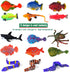 Niskaqsn 12 Pack Color Changing Sea Animal Toys,Change Color Ocean Animals Figures,Mold Free Bath Toys for Toddlers