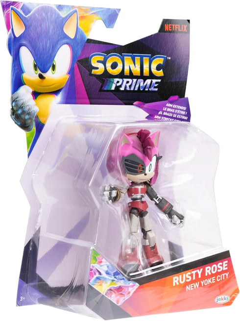 Sonic Prime 5" Articulated Action Figure - Rusty Rose Yoke City