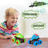 LODBY Dinosaur Toys Pull Back Vehicles, Monster Truck for Boys Age 2-5, Dino Cars for Christmas Birthday Gifts