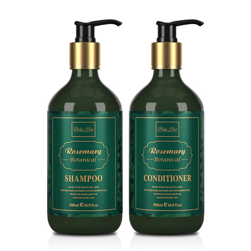 Baby Hair Botanical Shampoo & Conditioner Set - Anti Hair Fall &