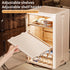 Triflice 3-Tier Baby Bottle Organizer and Drying Rack with Removable Shelves & Magnetic Door - Dust-Proof Storage Box