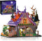 Magic House Set for Witches and Witches Building Set with Lights, Over