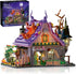 Magic House Set for Witches and Witches Building Set with Lights, Over