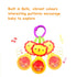 4 Pack Cartoon Animal Hanging Rattle Toys, Baby Bed Crib Car Seat Stroller Toys, Best Birthday Gift for Newborn