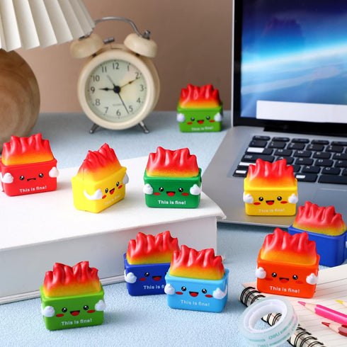 24 Leitee Pcs Dumpster Stress Relief Balls Mini Dumpster Fidget Toy Stress Balls for Adults Therapy Fidget Appreciation