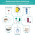 Electric Baby Bottle Brush With Holder, Stainless Steel Automatic Cleaner With Extension Handle, Sponge, Silicone Water