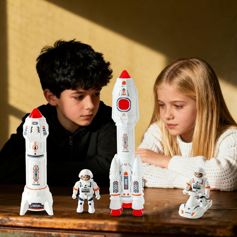 Set 4-6& 5 Wbzle Educational & Interactive Rockets for Kids | STEM Space Kids | Space Launch for Boys Toys Age Year Old