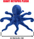ZHONGXIN MADE Simulation Octopus Plush Toy, Large 32 Inch Blue Soft Octopus Stuffed Animal