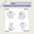 FREND White Bunny Stuffed Animal, Cute Plushies for Women and Kids, Soft Bunny and Rabbit Plush Toy Gift, Adorable