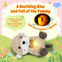 BRICHOEE Breathing Stuffed Animal, Soothing Otter Stuffed Animal with Breathing Motion, Calming Sound and Light