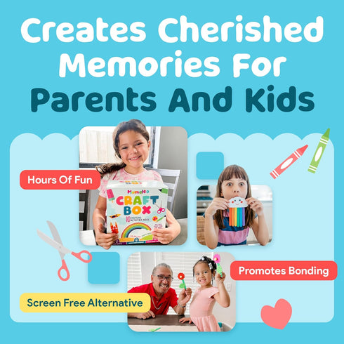 10 4-8, 3 4 5 6 7 8 Mumaloo Craft Box for Kids - Creative Arts and Crafts for Kids Ages Fun, No Mess Educational