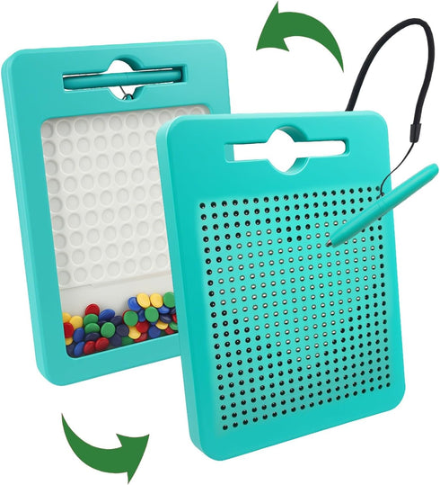 2-in-1 Double-Sided Magnetic Drawing Board for Kids & Toddlers Magnet Doodle Board