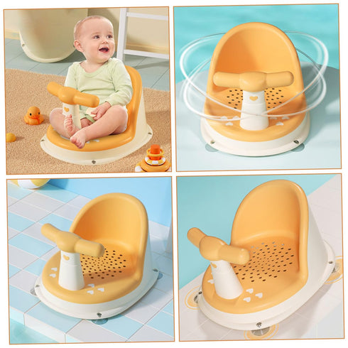 Bath Seat for Months Nonslip Portable Bathtub Support with Ergonomic Comfort and Lightweight Design for Safe Bathing