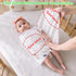 Nenolix 2-Pack 100% Baby Swaddle Wrap - Swaddle for Daytime Napping,Prevents Startle Reflex & Face
