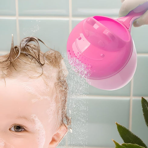 Generic 21x16x10.5cm Bath Rinser Cup for Kid Hair Rinse, Pourer, Durable Bath Tool for Washing Head | Bathtub Shower