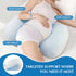 Pregnancy Pillow for Sleeping, Portable Adjustable Maternity Wedge Pillows for Side Sleepers, Belly, Back & Hip Support