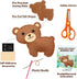 Set Set 8 9 10 11 12 CiyvoLyeen Woodland Animals Craft Kit Kids DIY Crafting and Sewing Woodland Animals Felt Plushie