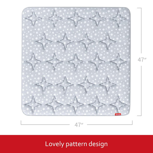 47" 47", 47x47 Inches, Baby Playpen Mat X One-Piece Crawling Mat Non Slip Padded Baby Mats for Playing Baby Playmat