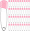 WILLBOND 150 Pcs Diaper Pins Safety 2.2 Inch Plastic Head Cloth Diaper