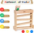 1-3 Montessori Ball Drop Toy, Wooden Ball Tracker, Early Developmental Pound Toys for Toddlers for Year Old, Boys Girls
