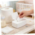 Ipetboom 6.69X4.13X2.36In Baby Wipes Dispenser Refillable Wet Tissue Holder with Nonslip Base and Dust Cover Portable