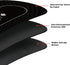 YUZPKRSI 70 x 35 Inch Poker Mat, 8 Players Texas Hold'em Poker Rubber Mat with Carrying Bag for Poker Games