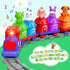 Meytccve Set 2-4,Toddler 1 2 3 Set Train for Toddlers Toys for Year Old,Electric Train Montessori Learning Matching