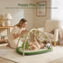 5 Tummy Baby Play Gym & Activity Mat, Baby Play Mat with Detachable Toys, Promotes Motor Skills & Sensory Development
