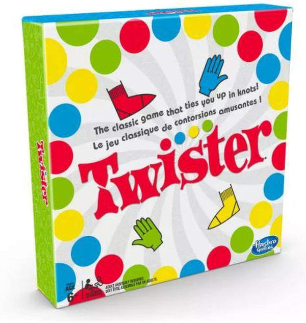 Hasbro Twister Party Classic Board Game for Kids 6 and Up, Indoor Outdoor Game for 2 or More Players