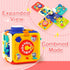 1+ 6-in-1 1 2 3 4 1st Covsen Montessori Toy for Year Old Girl Gift Busy Board for Toddlers Year Old Educational Sensory